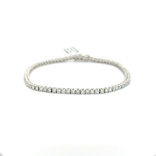 2.40 CTW Lab-Grown Diamond Tennis Bracelet