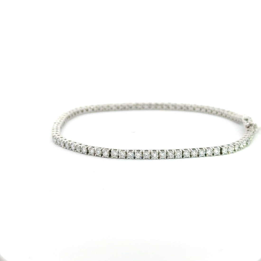 2.40 CTW Lab-Grown Diamond Tennis Bracelet
