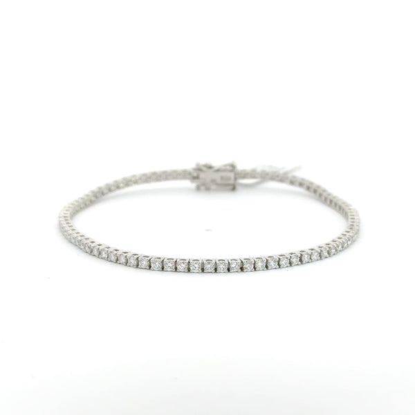 2.00 CTW Lab-Grown Diamond Tennis Bracelet