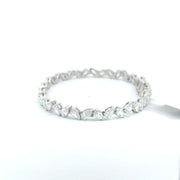6.84 CTW Pear Lab-Grown Diamond Tennis Bracelet view 3