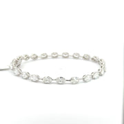 6.09 CTW Oval Lab-Grown Diamond Tennis Bracelet view 5