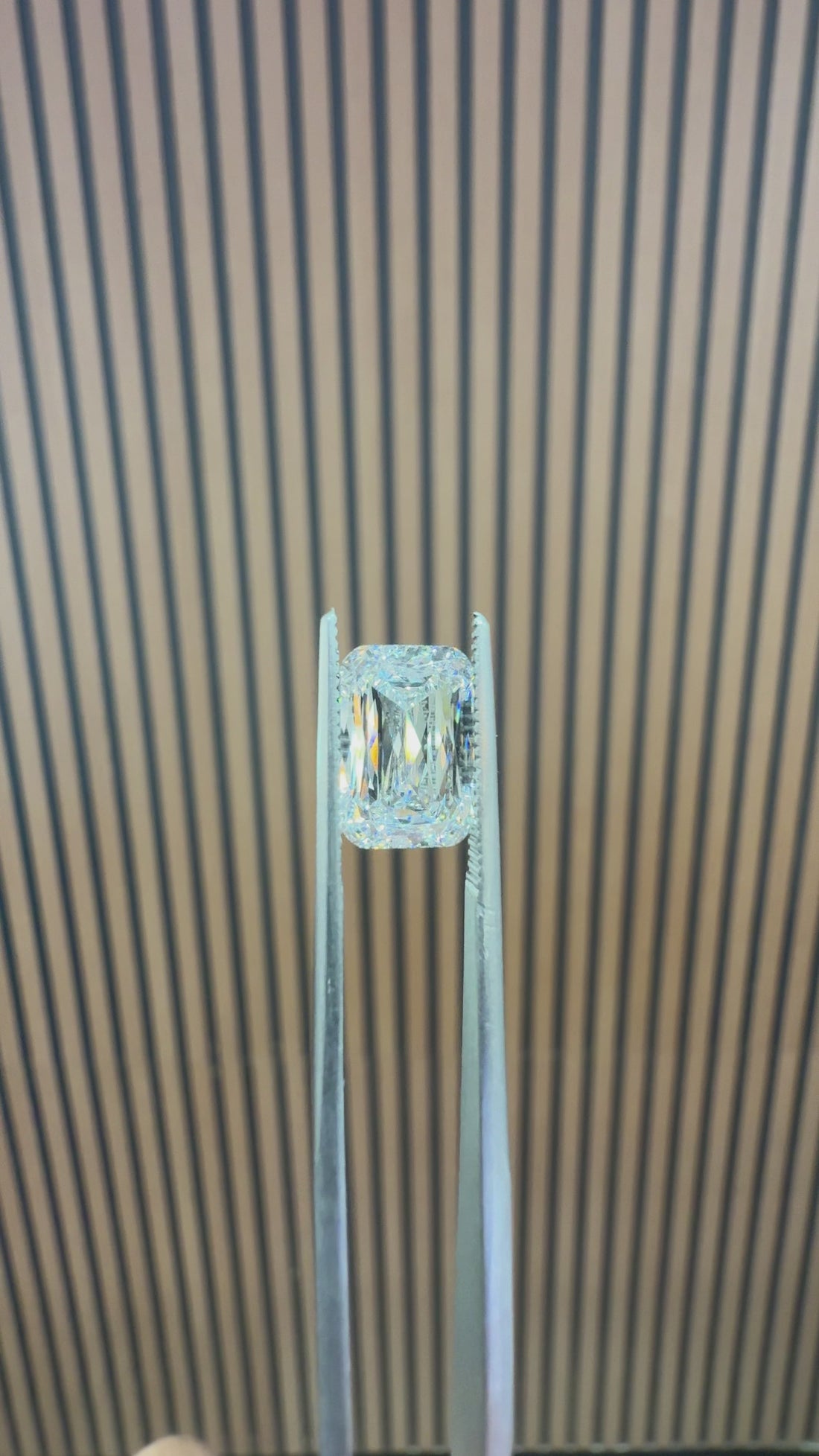 3.99 CT Crisscut Cushion Lab-Grown Diamond — D/VVS2 (IGI)