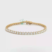 7.05 CTW Lab-Grown Diamond Tennis Bracelet view 1