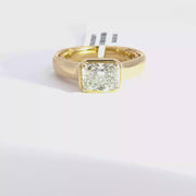 2.41 CTW Radiant-Cut Lab Grown Diamond Engagement Ring view 1