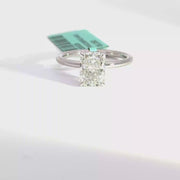 2.17 CTW Radiant-Cut Lab Grown Diamond Engagement Ring view 1