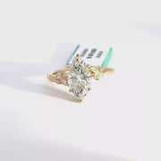 2.16 CTW Marquise-Cut Lab Grown Diamond Engagement Ring view 1