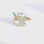 4.23 CTW Radiant-Cut Lab Grown Diamond Engagement Ring view 1