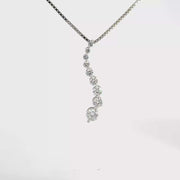 1.00 CTW Lab-Grown Diamond Journey Pendant view 1