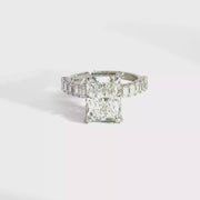 5.53 CTW Radiant-Cut Lab Grown Diamond Engagement Ring view 1