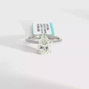 2.19 CTW Pear-Cut Lab Grown Diamond Engagement Ring view 1