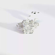 4.66 CTW Radiant-Cut Lab Grown Diamond Engagement Ring view 1