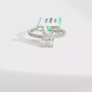 2.06 CTW Radiant-Cut Lab Grown Diamond Engagement Ring view 1