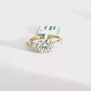 2.52 CTW Round-Cut Lab Grown Diamond Engagement Ring view 1