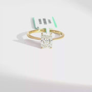 1.57 CTW Radiant-Cut Lab Grown Diamond Engagement Ring view 1