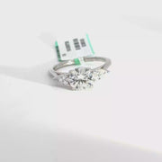 1.92 CTW Round-Cut Lab Grown Diamond Engagement Ring view 1